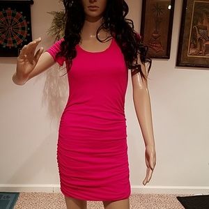 Splendid Shirred Body-Con Mini Dress